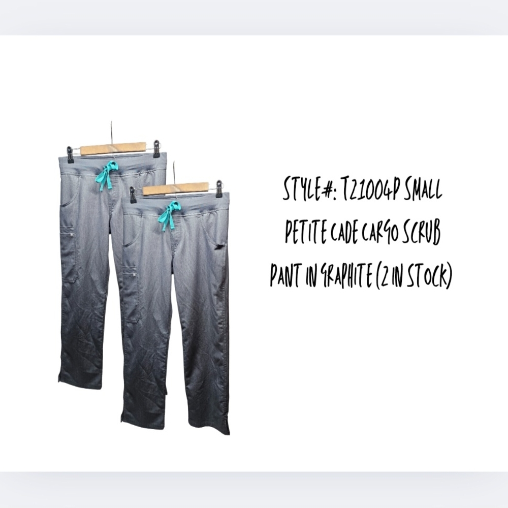 Figs Graphite Cargo Scrub Pants